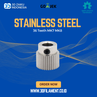 Reprap Stainless Steel 36 Teeth MK7 MK8